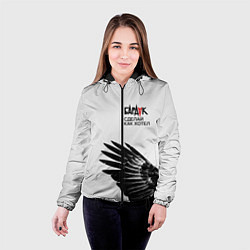Куртка с капюшоном женская Бардак-Сделай, как хотел White Theme, цвет: 3D-черный — фото 2
