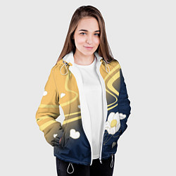 Куртка с капюшоном женская КОСТЮМ АЯКИ КАМИСАТО, цвет: 3D-белый — фото 2