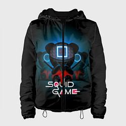 Куртка с капюшоном женская PANDA ИГРА В КАЛЬМАРА, цвет: 3D-черный