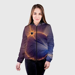 Куртка с капюшоном женская Black Hole Tribute design, цвет: 3D-черный — фото 2