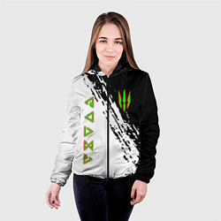 Куртка с капюшоном женская The Witcher ведьмак, цвет: 3D-черный — фото 2