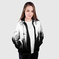 Куртка с капюшоном женская Dying Light- 2, цвет: 3D-черный — фото 2