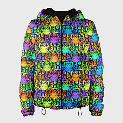 Женская куртка Радужные Тигровые Глаза