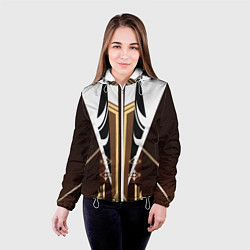 Куртка с капюшоном женская КОСТЮМ ГЕО АРХОНТА ДЖУН ЛИ, цвет: 3D-белый — фото 2