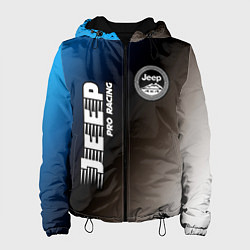 Куртка с капюшоном женская JEEP Jeep Pro Racing, цвет: 3D-черный