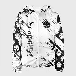 Женская куртка Чёрный клевер black clover,