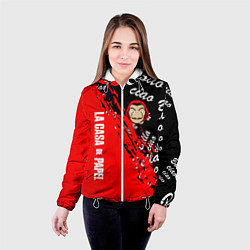 Куртка с капюшоном женская La Casa de Papel bum bum ciao, цвет: 3D-белый — фото 2