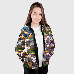 Куртка с капюшоном женская Фредди, Рокси, Ванни, Чика и Монтгомери, цвет: 3D-черный — фото 2