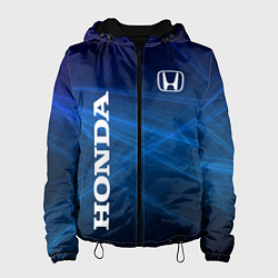 Куртка с капюшоном женская Honda - Blue, цвет: 3D-черный