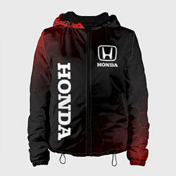 Куртка с капюшоном женская Honda , Хонда, цвет: 3D-черный