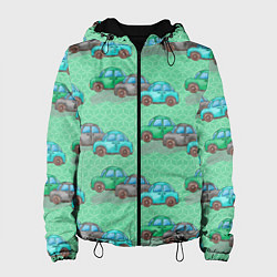 Женская куртка Детские машинки паттерн