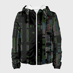 Куртка с капюшоном женская Shutdown, цвет: 3D-белый