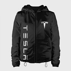 Куртка с капюшоном женская TESLA - ТЕСЛА КАРБОН И МЕТАЛЛ, цвет: 3D-черный