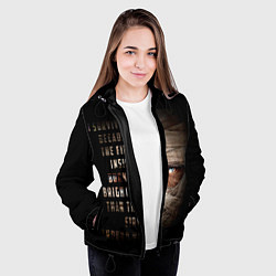 Куртка с капюшоном женская Fallout - Joshua Graham, цвет: 3D-черный — фото 2