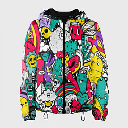 Женская куртка Веселые монстрики и привидения