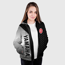 Куртка с капюшоном женская YAMAHA СТАЛЬ, цвет: 3D-черный — фото 2