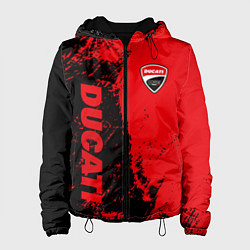 Женская куртка DUCATI КРАСНО ЧЕРНЫЙ