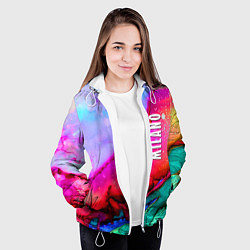 Куртка с капюшоном женская Milano Fashion pattern, цвет: 3D-белый — фото 2