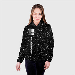 Куртка с капюшоном женская JUVENTUS Juventus - Краска, цвет: 3D-черный — фото 2