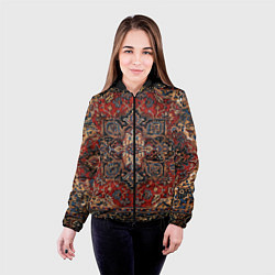 Куртка с капюшоном женская КОВЁР ПАЛАС, цвет: 3D-черный — фото 2