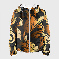 Женская куртка Узоры и листья