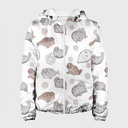 Женская куртка Милые тюлени