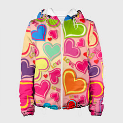 Женская куртка ЛЮБОВНЫЕ СЕРДЕЧКИ LOVE HEARTS