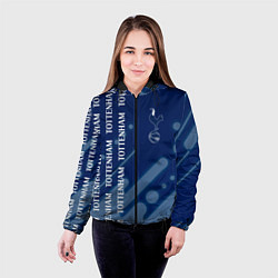 Куртка с капюшоном женская ТОТТЕНХЭМ Абстракция, цвет: 3D-черный — фото 2