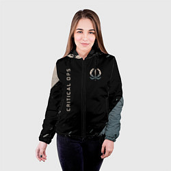 Куртка с капюшоном женская CRITICAL OPS C-OPS, цвет: 3D-черный — фото 2