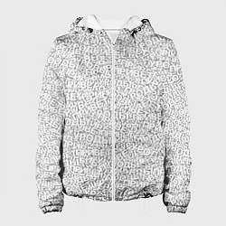 Куртка с капюшоном женская Привет уроды white, цвет: 3D-белый