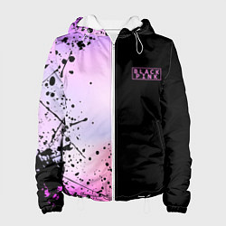 Куртка с капюшоном женская BLACKPINK HALF COLORS, цвет: 3D-белый