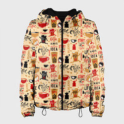 Женская куртка Start your day with of coffee