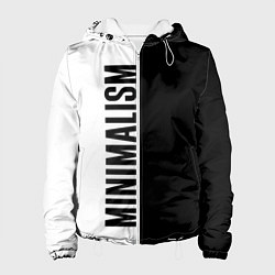 Женская куртка MINIMALISM - BLACK AND WHITE