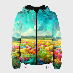Женская куртка Бесконечное поле цветов