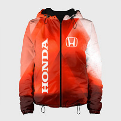 Женская куртка Honda - красная абстракция