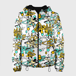 Женская куртка Abstract pattern waves and streaks