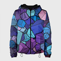 Женская куртка Цветные кубы