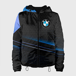 Куртка с капюшоном женская Bmw abstraction, цвет: 3D-черный
