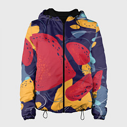 Женская куртка Красное абстрактное пятно