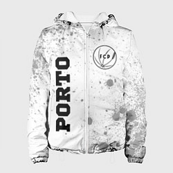 Женская куртка Porto sport на светлом фоне: надпись, символ