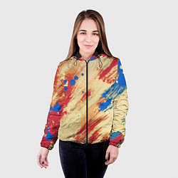 Куртка с капюшоном женская Палитра, цвет: 3D-черный — фото 2