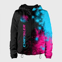 Женская куртка Chrysler - neon gradient: по-вертикали