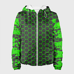 Женская куртка Зеленые плиты