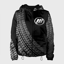 Куртка с капюшоном женская Lifan tire tracks, цвет: 3D-черный