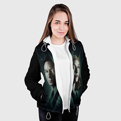 Куртка с капюшоном женская X - Files, цвет: 3D-белый — фото 2