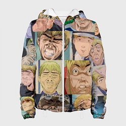 Куртка с капюшоном женская Лицо ГТО, цвет: 3D-белый