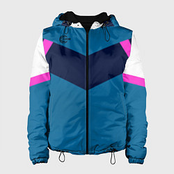 Куртка с капюшоном женская FIRM в стиле 90х, цвет: 3D-черный