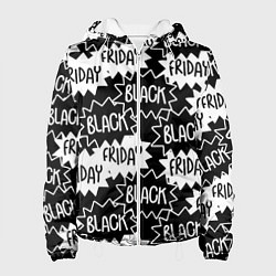 Куртка с капюшоном женская Black friday, цвет: 3D-белый
