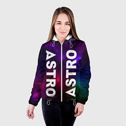 Куртка с капюшоном женская Astro star, цвет: 3D-белый — фото 2