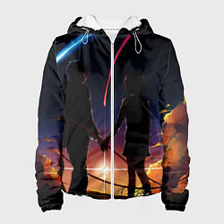 Куртка с капюшоном женская Мицуха Миямидзу, цвет: 3D-белый